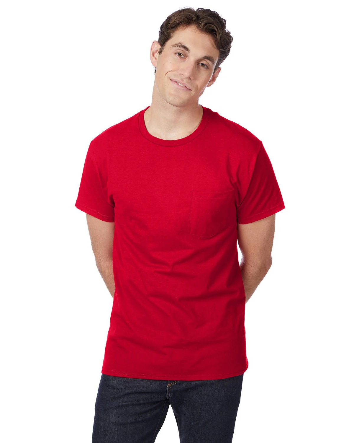 H5590-Hanes-DEEP RED - Cheap-Us
