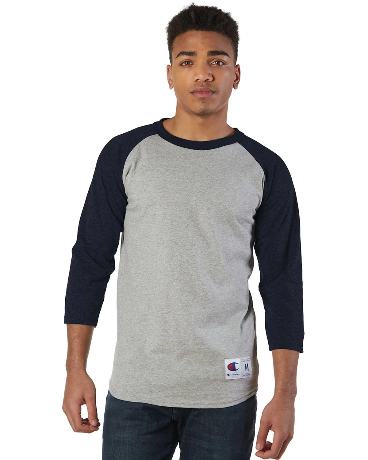 T1397-Champion-OXFRD GREY/ NAVY - Cheap-Us