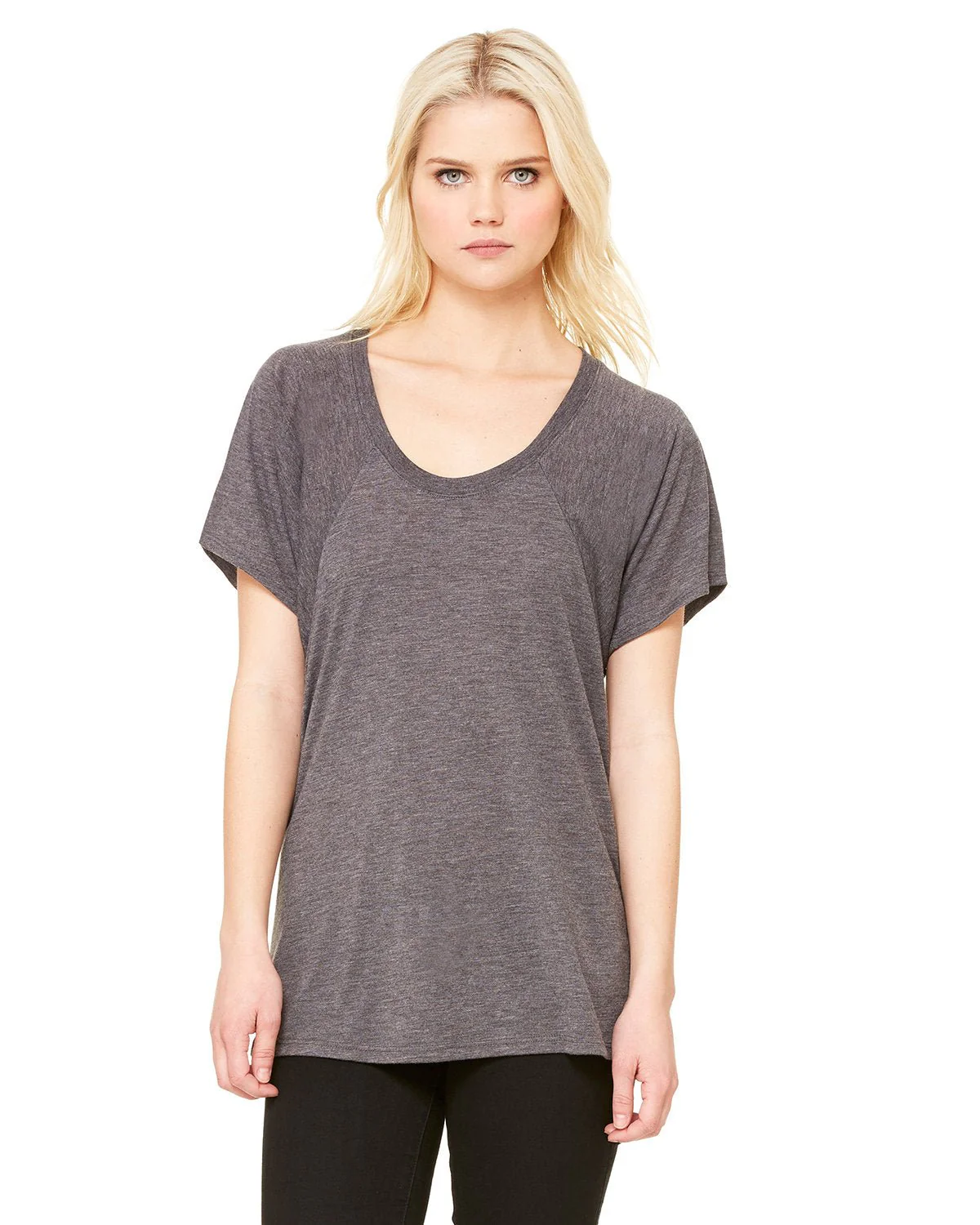 B8801-Bella + Canvas-DARK GRY HEATHER - Cheap-Us
