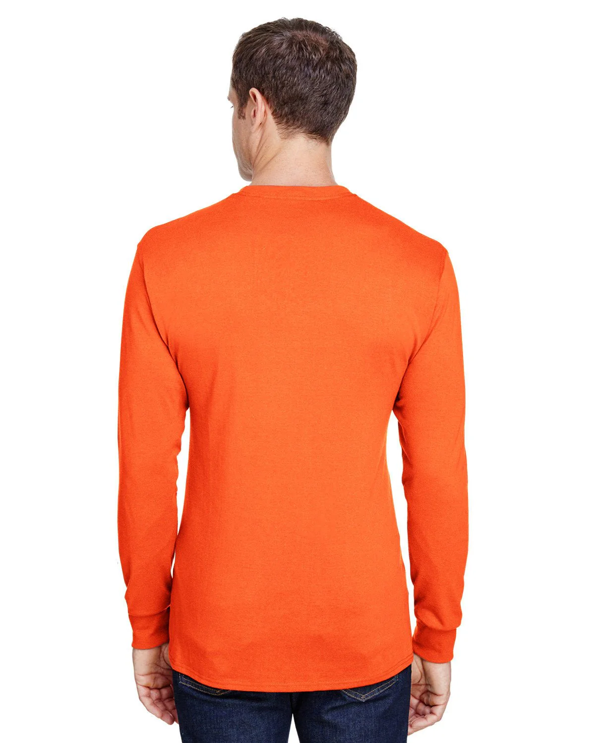 W120-Hanes-SAFETY ORANGE - Cheap-Us