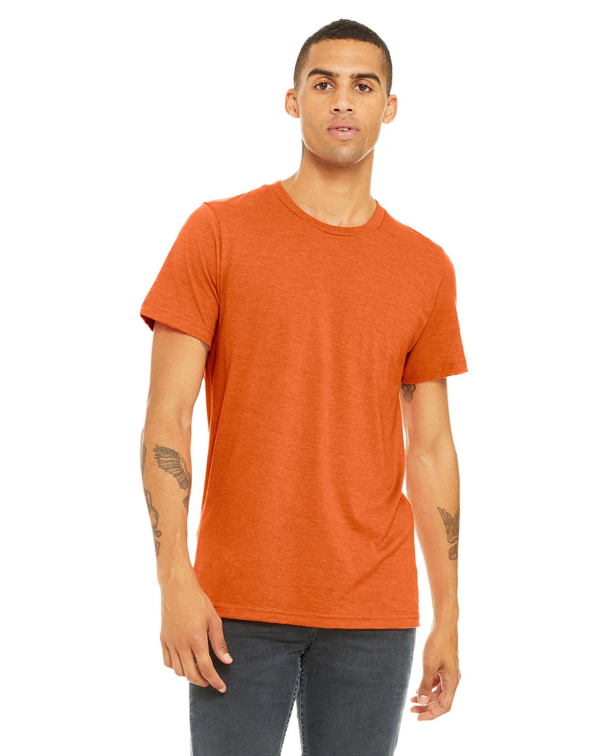 3001CVC-Bella + Canvas-HEATHER ORANGE - Cheap-Us