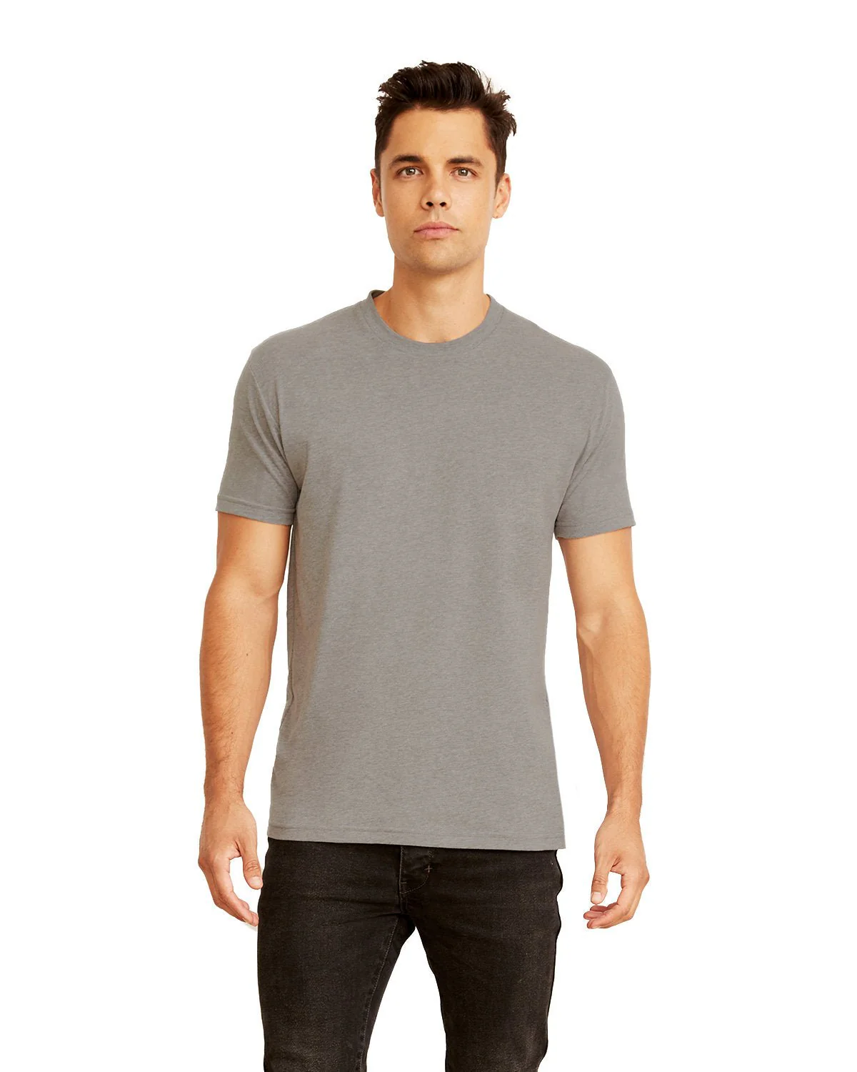 6410-Next Level Apparel-DK HEATHER GRAY - Cheap-Us
