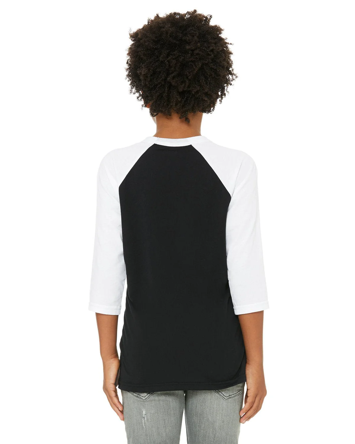 3200Y-Bella + Canvas-BLACK/ WHITE - Cheap-Us