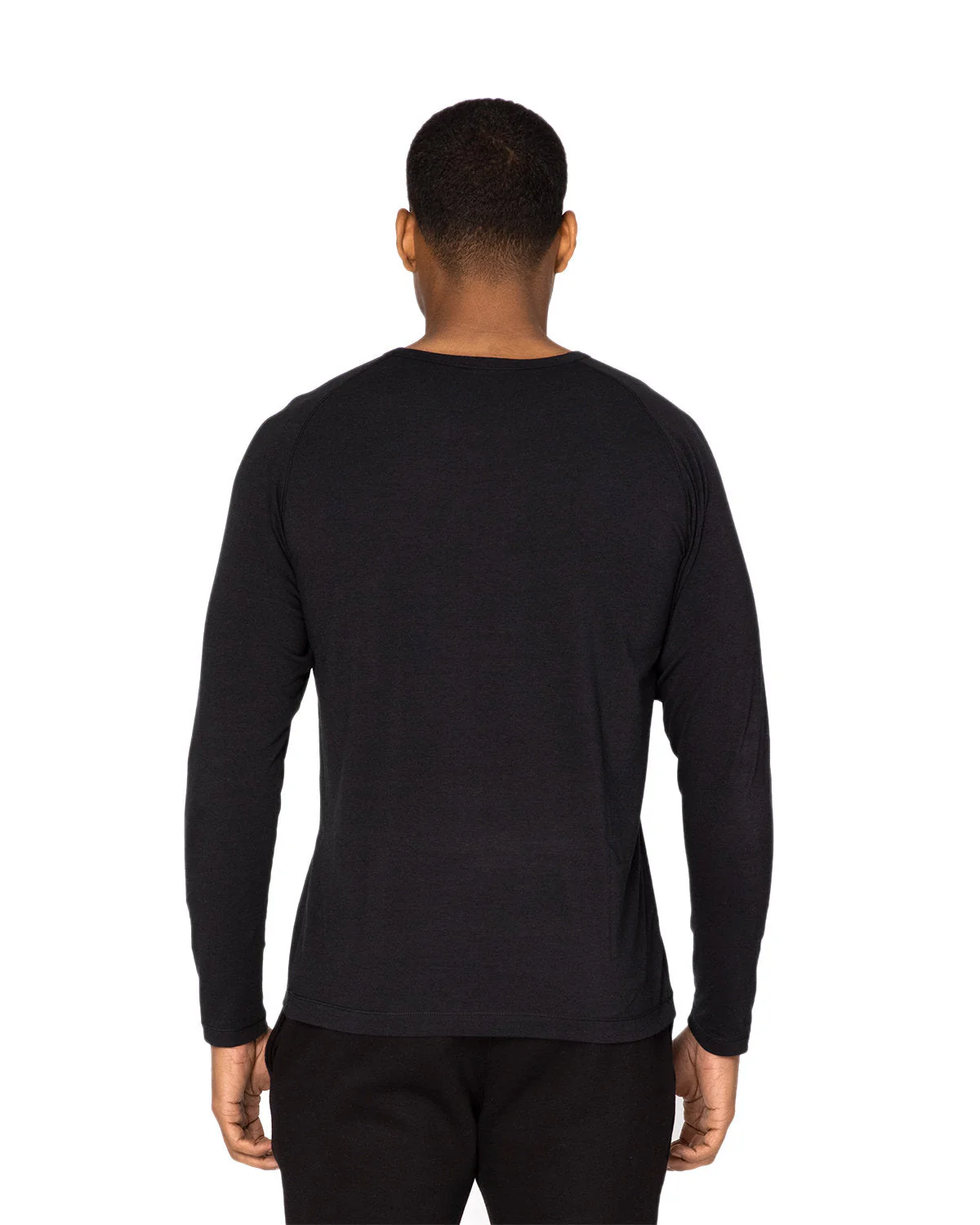 382LS-Threadfast Apparel-BLACK - Cheap-Us