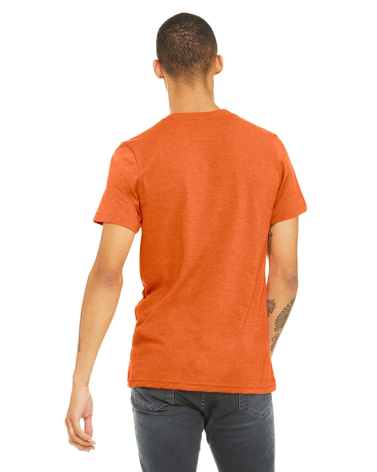 3001CVC-Bella + Canvas-HEATHER ORANGE - Cheap-Us