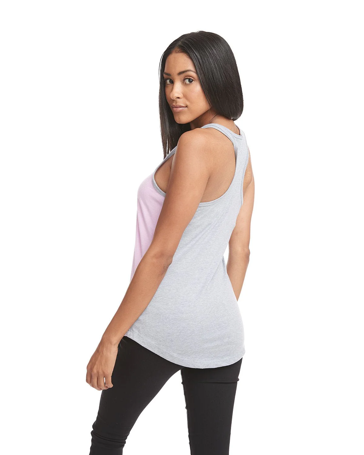 1534-Next Level Apparel-LILAC/ HTHR GRAY - Cheap-Us