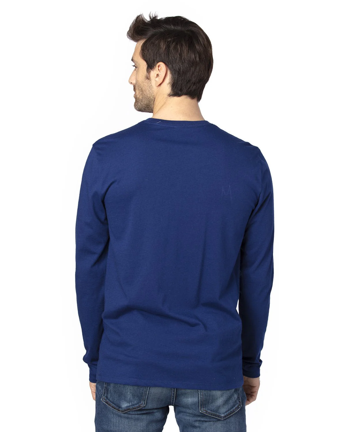 100LS-Threadfast Apparel-NAVY - Cheap-Us