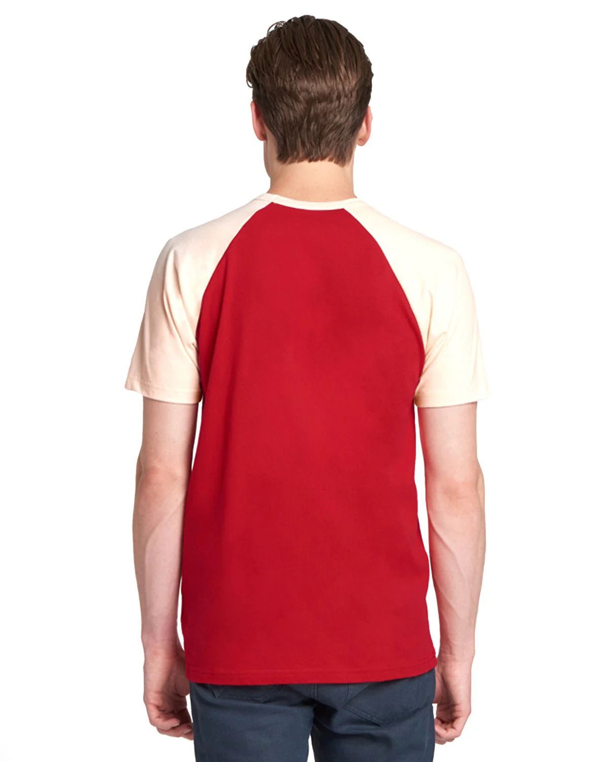 N3650-Next Level Apparel-NATURAL/ RED - Cheap-Us