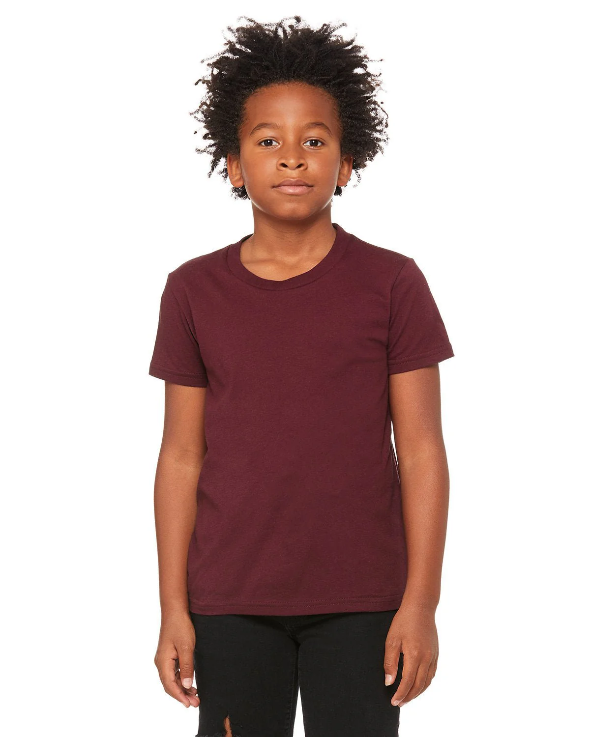 3001Y-Bella + Canvas-MAROON - Cheap-Us