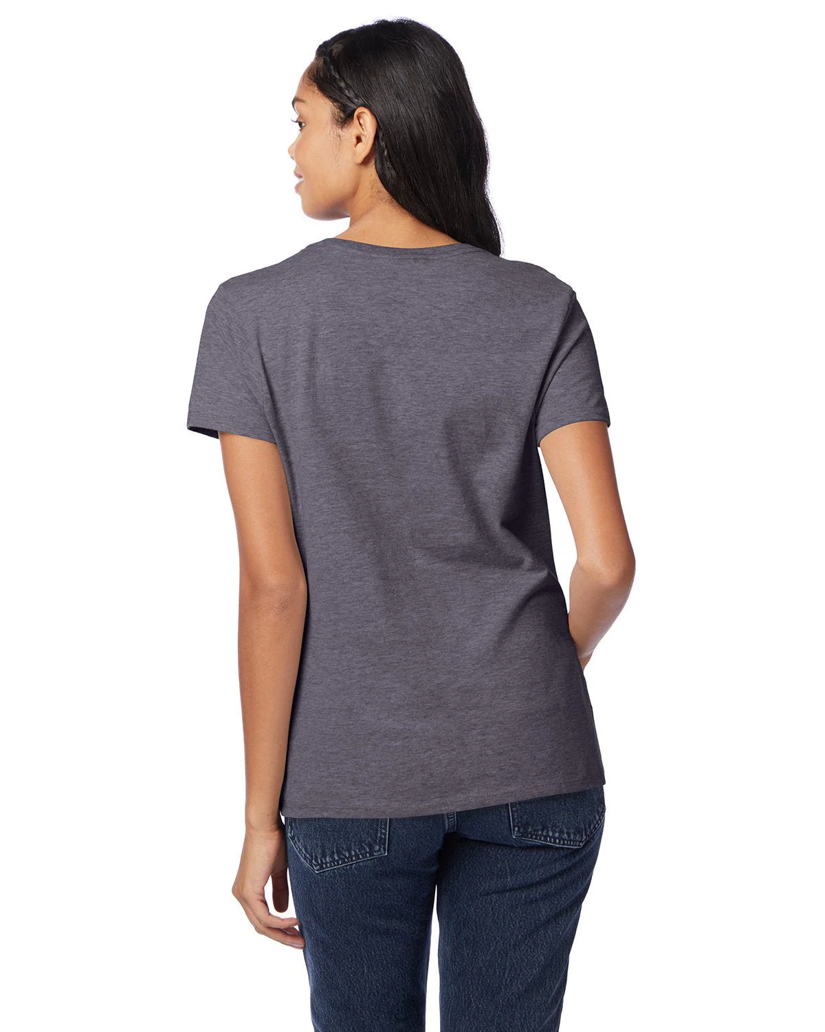 S04V-Hanes-CHARCOAL HEATHER - Cheap-Us