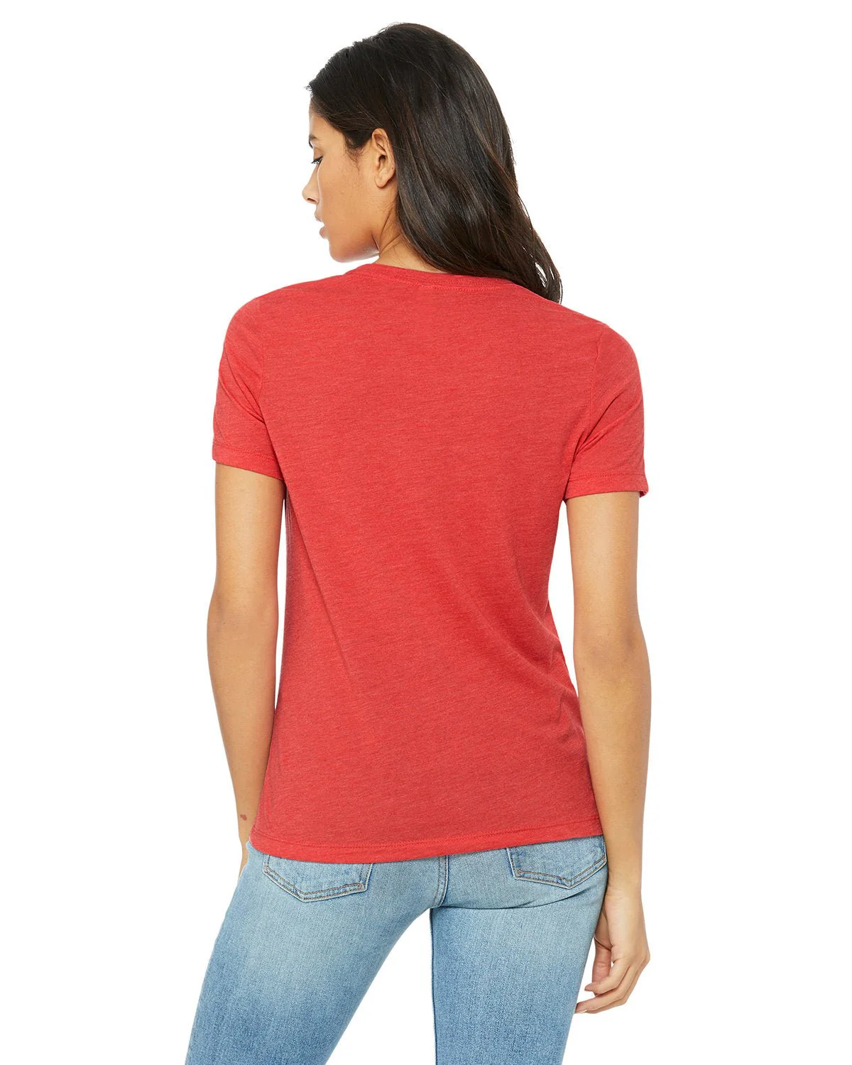 6413-Bella + Canvas-RED TRIBLEND - Cheap-Us