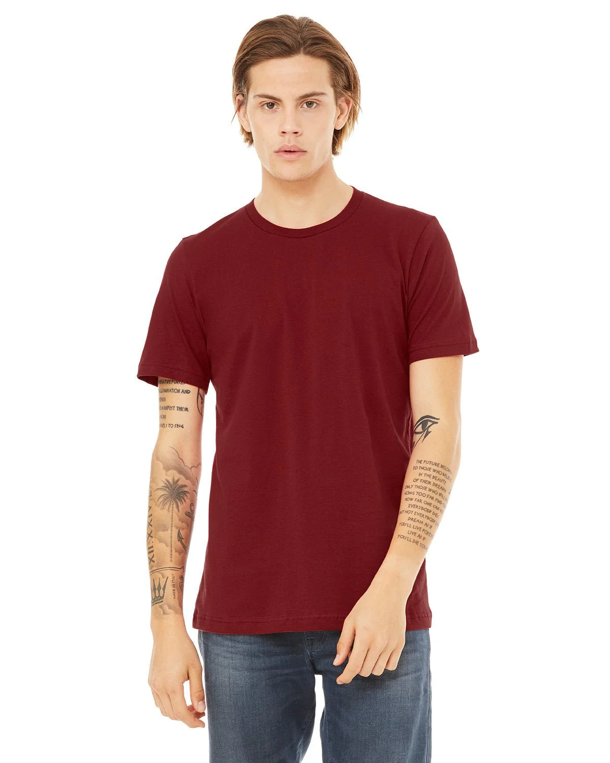 3001C-Bella + Canvas-CARDINAL - Cheap-Us