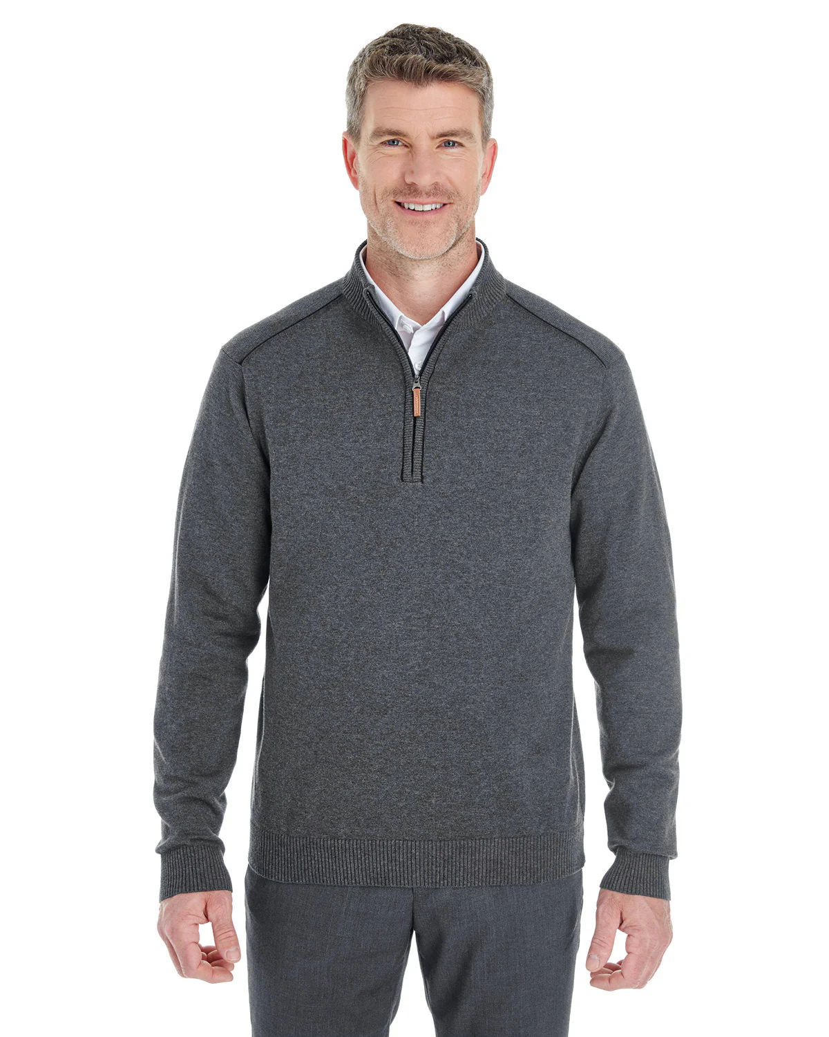 DG478-Devon & Jones-DK GREY HTH/ BLK - Cheap-Us