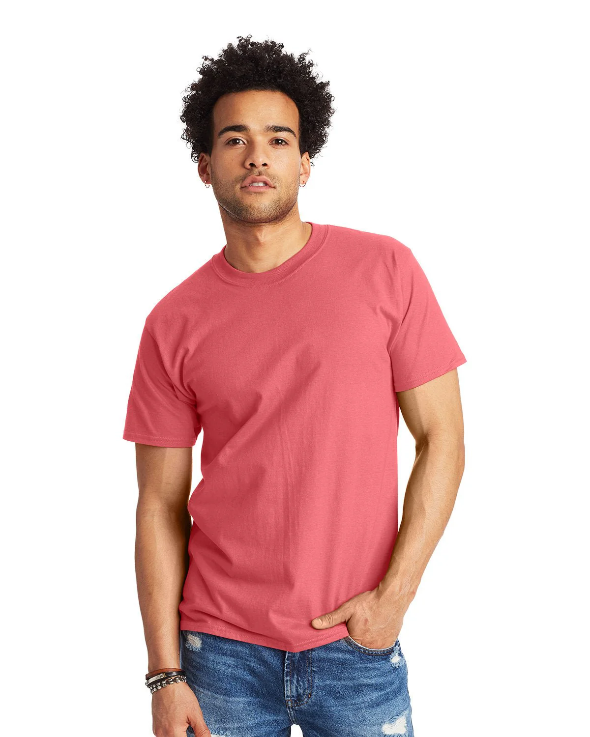5180-Hanes-CHARISMA CORAL - Cheap-Us