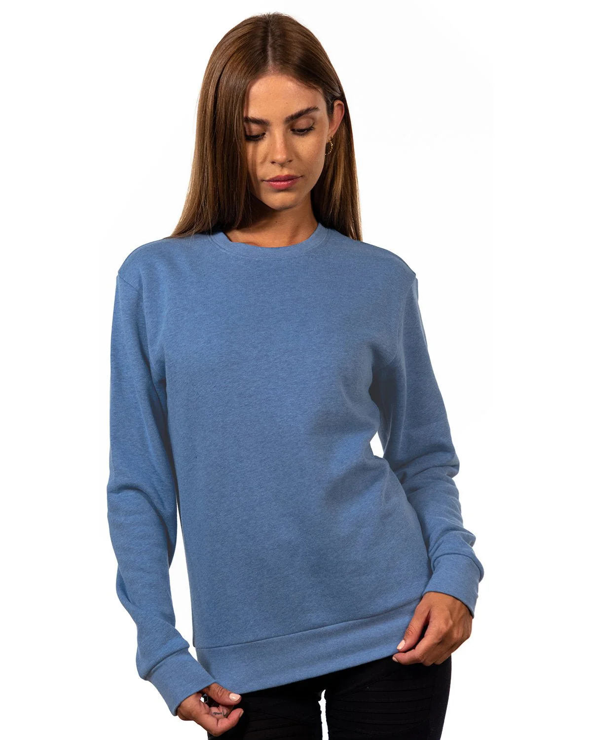 9002NL-Next Level Apparel-HEATHER BAY BLUE - Cheap-Us