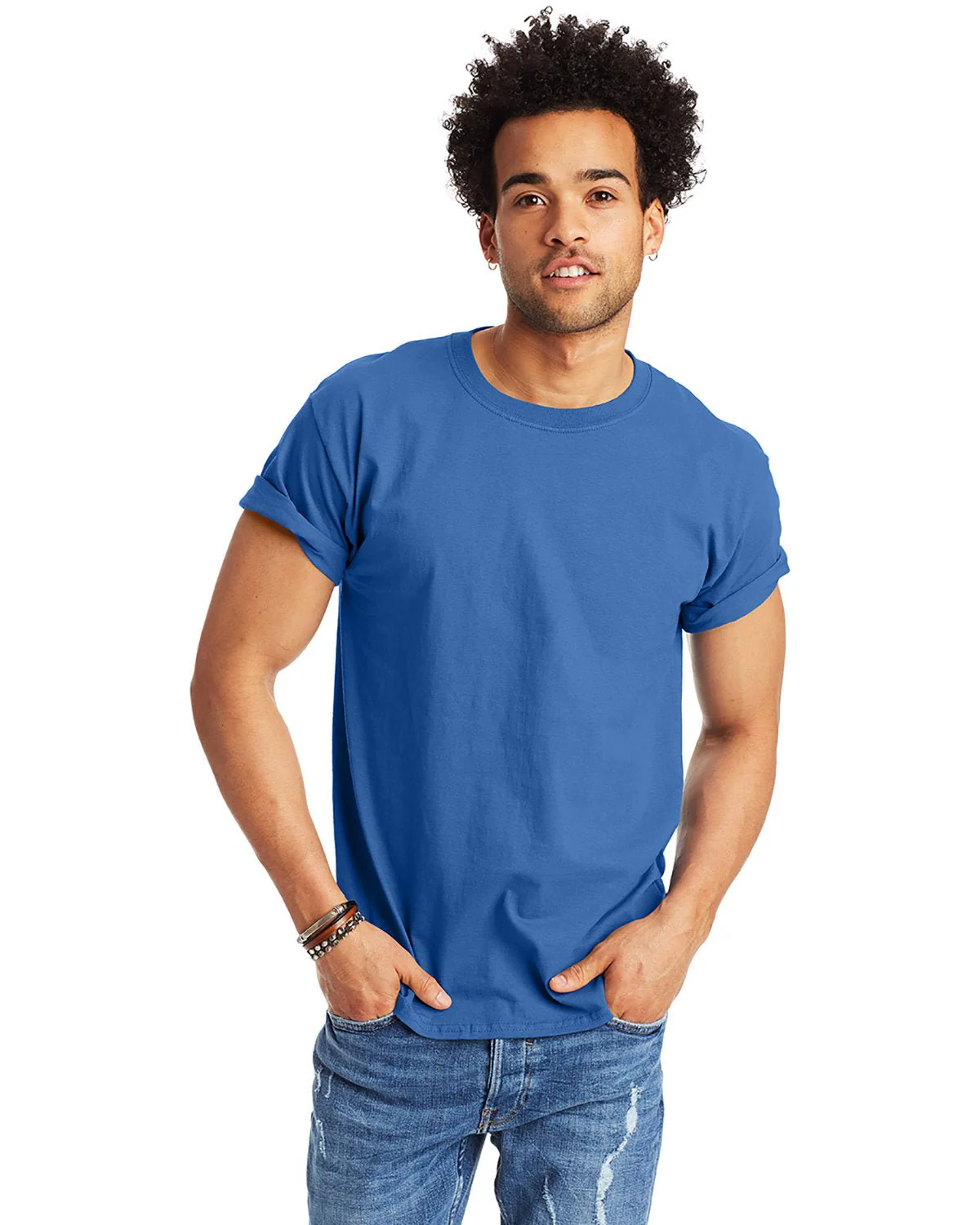 5250T-Hanes-PALACE BLUE - Cheap-Us