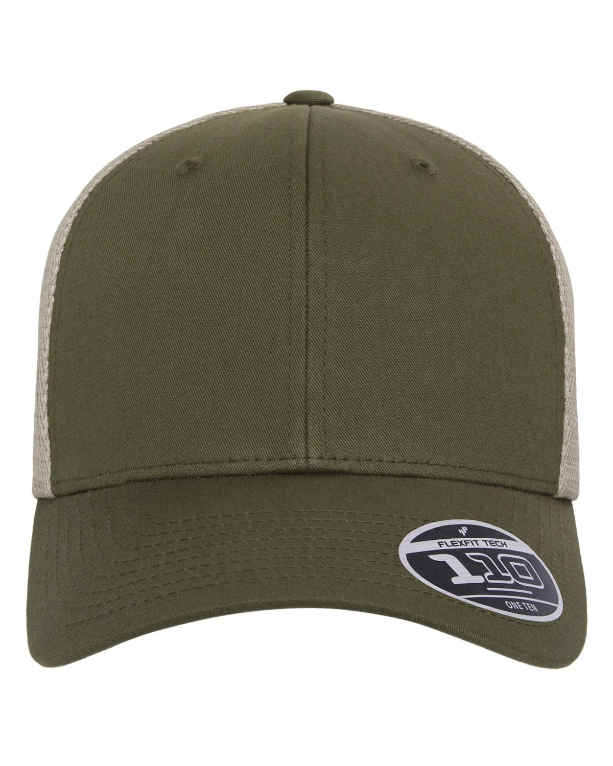 110MT-Yupoong-OLIVE GRN/ KHAKI - Cheap-Us