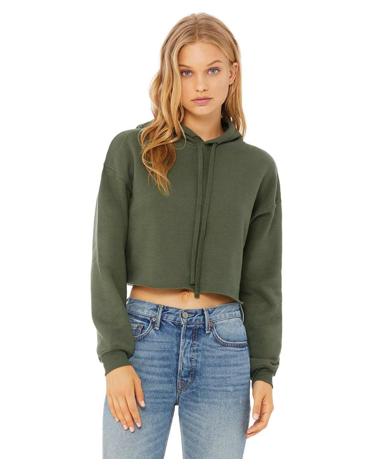B7502-Bella + Canvas-MILITARY GREEN - Cheap-Us