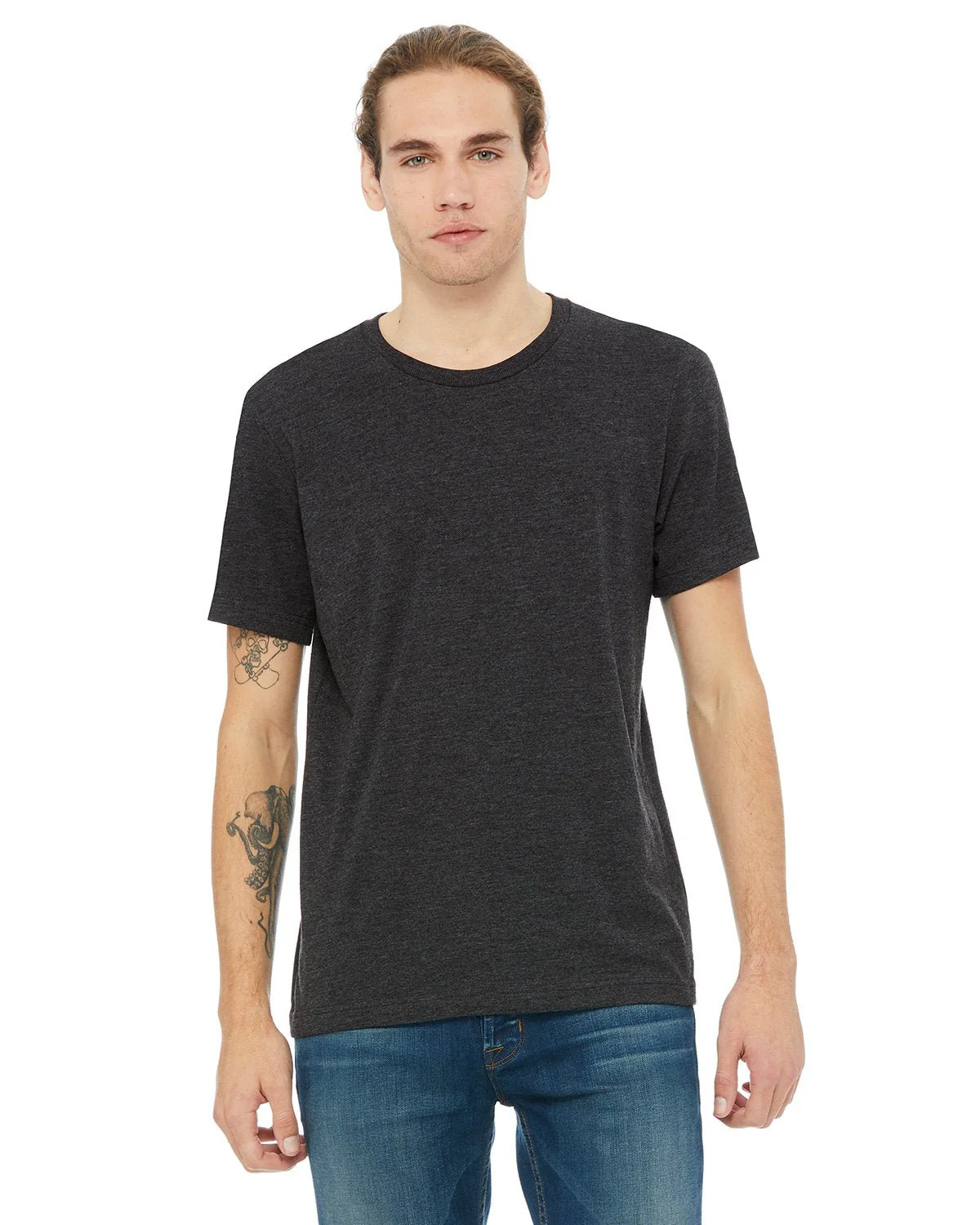 3091-Bella + Canvas-DARK GRY HEATHER - Cheap-Us