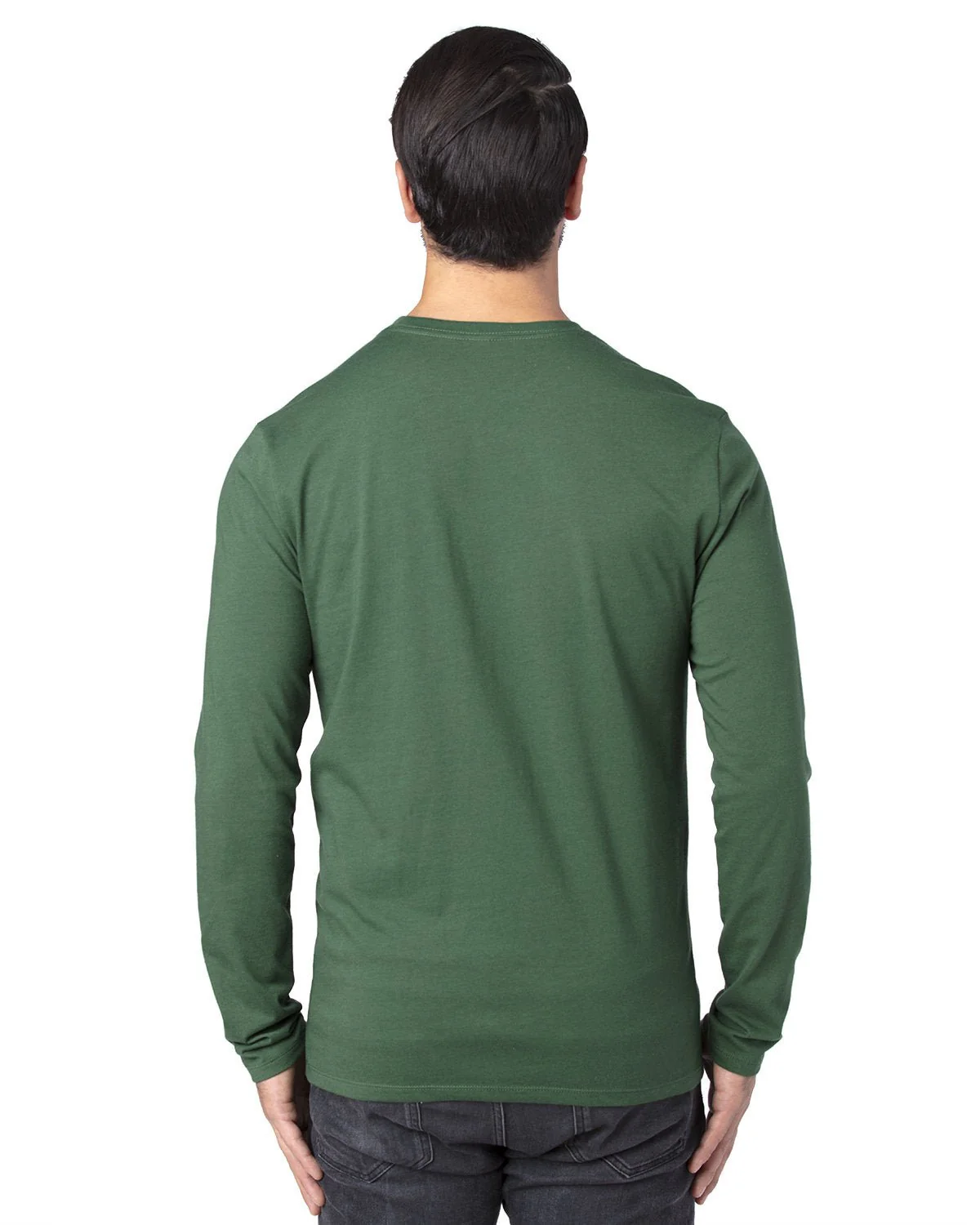 100LS-Threadfast Apparel-FOREST GREEN - Cheap-Us