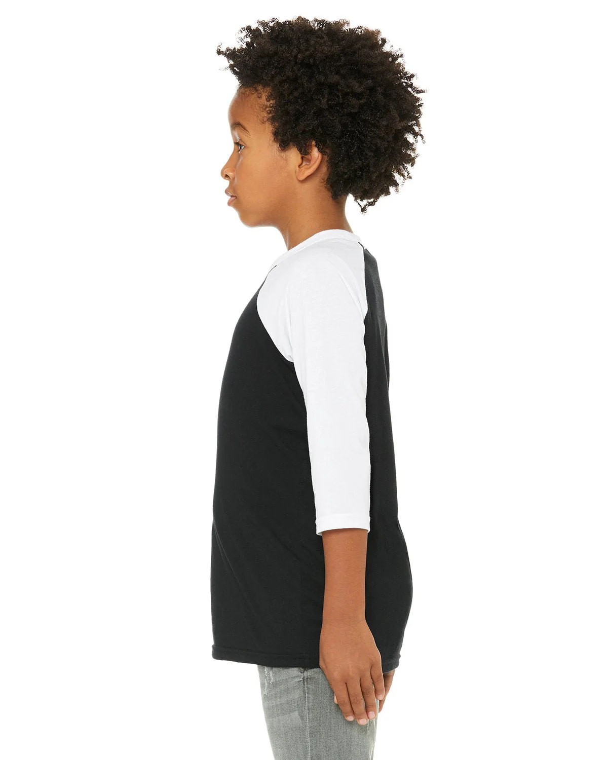 3200Y-Bella + Canvas-BLACK/ WHITE - Cheap-Us