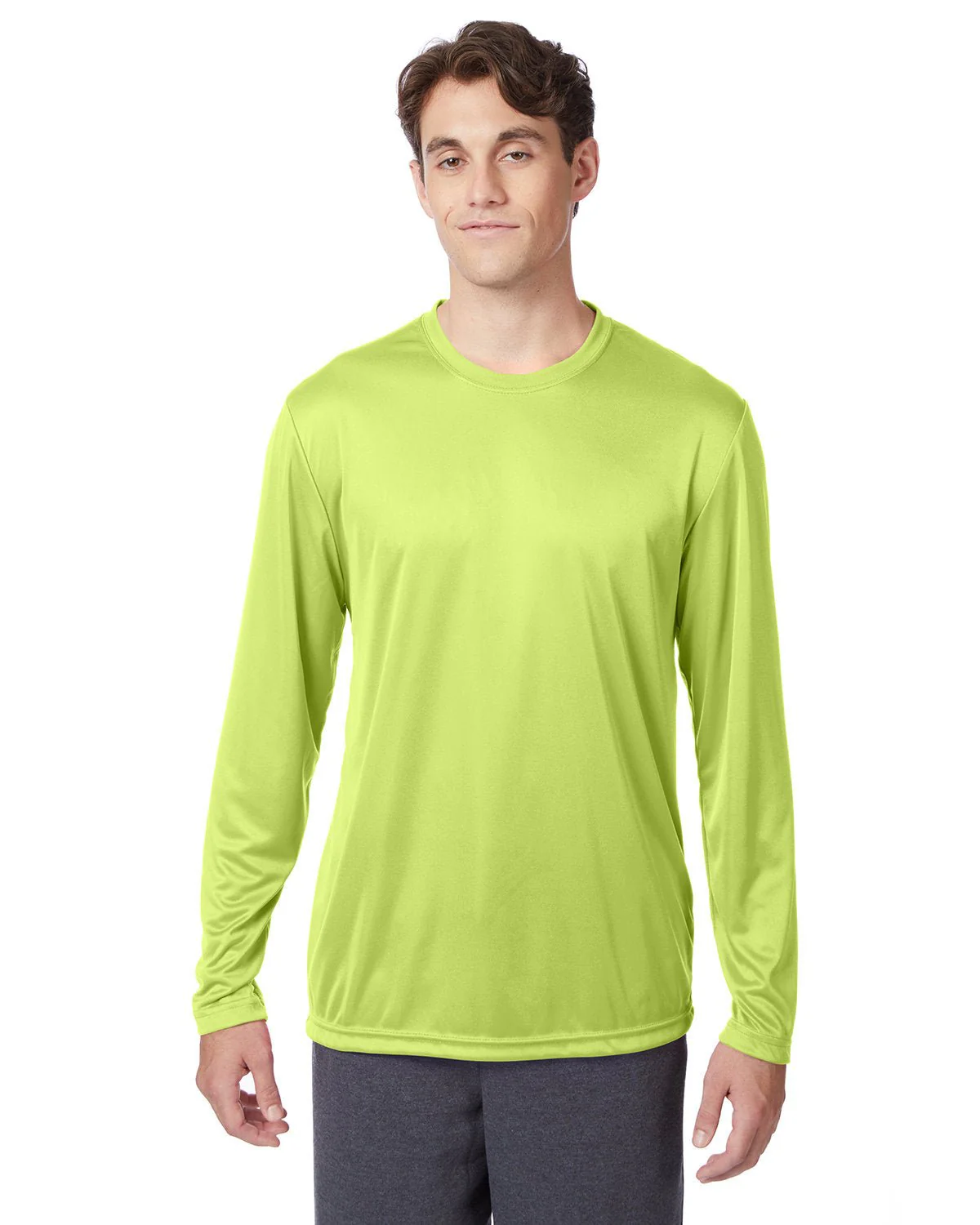482L-Hanes-SAFETY GREEN - Cheap-Us