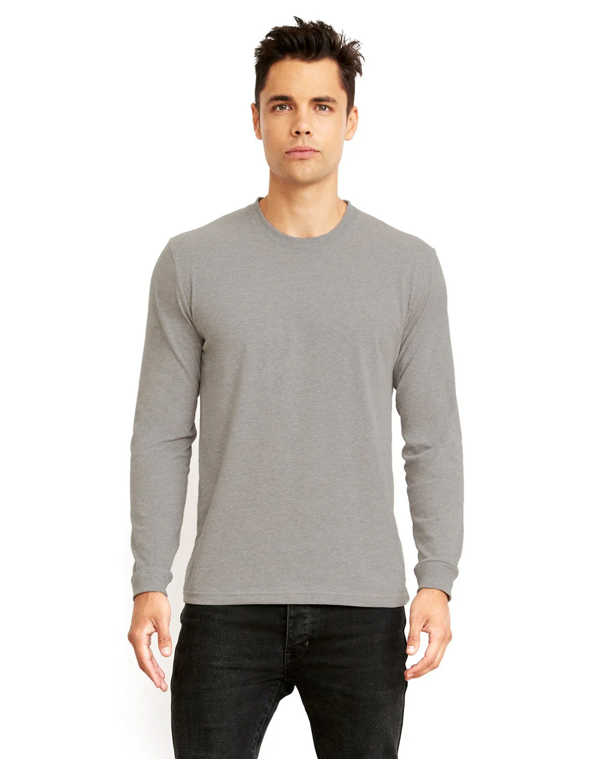 6411-Next Level Apparel-DARK HTHR GRAY - Cheap-Us