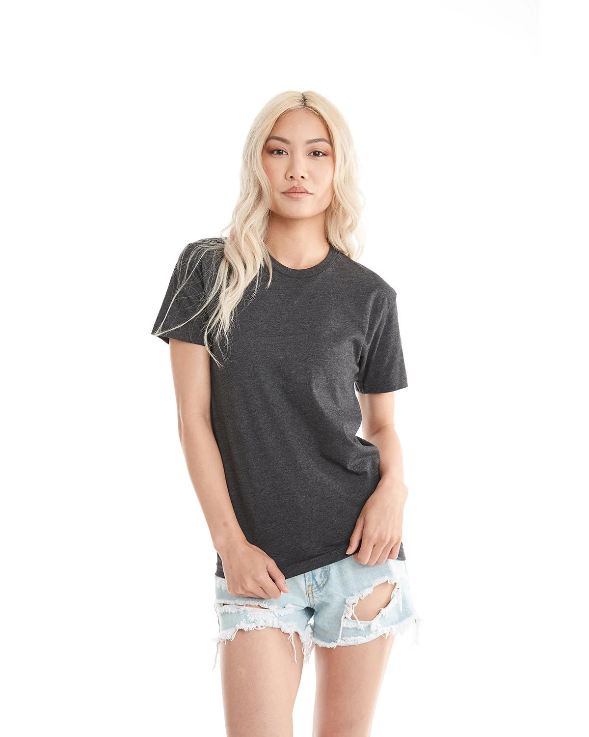 4210-Next Level Apparel-HEATHER BLACK - Cheap-Us