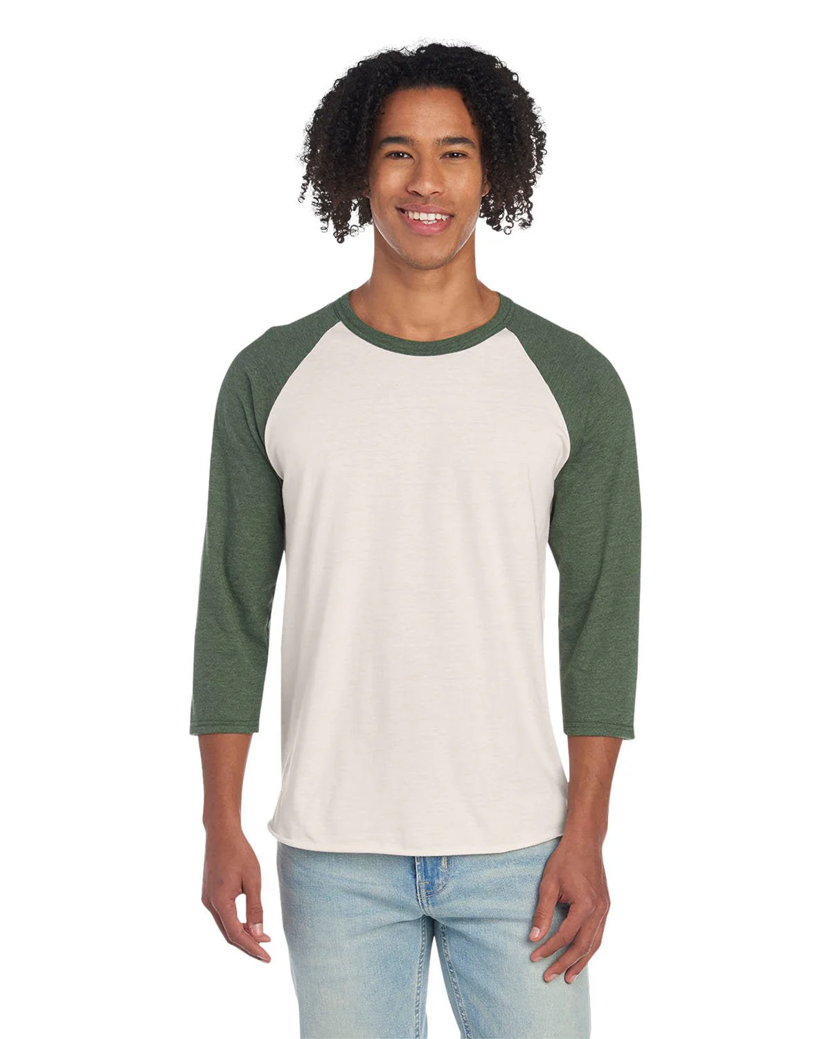 560RR-Jerzees-SW CRM HT/ ML GN - Cheap-Us