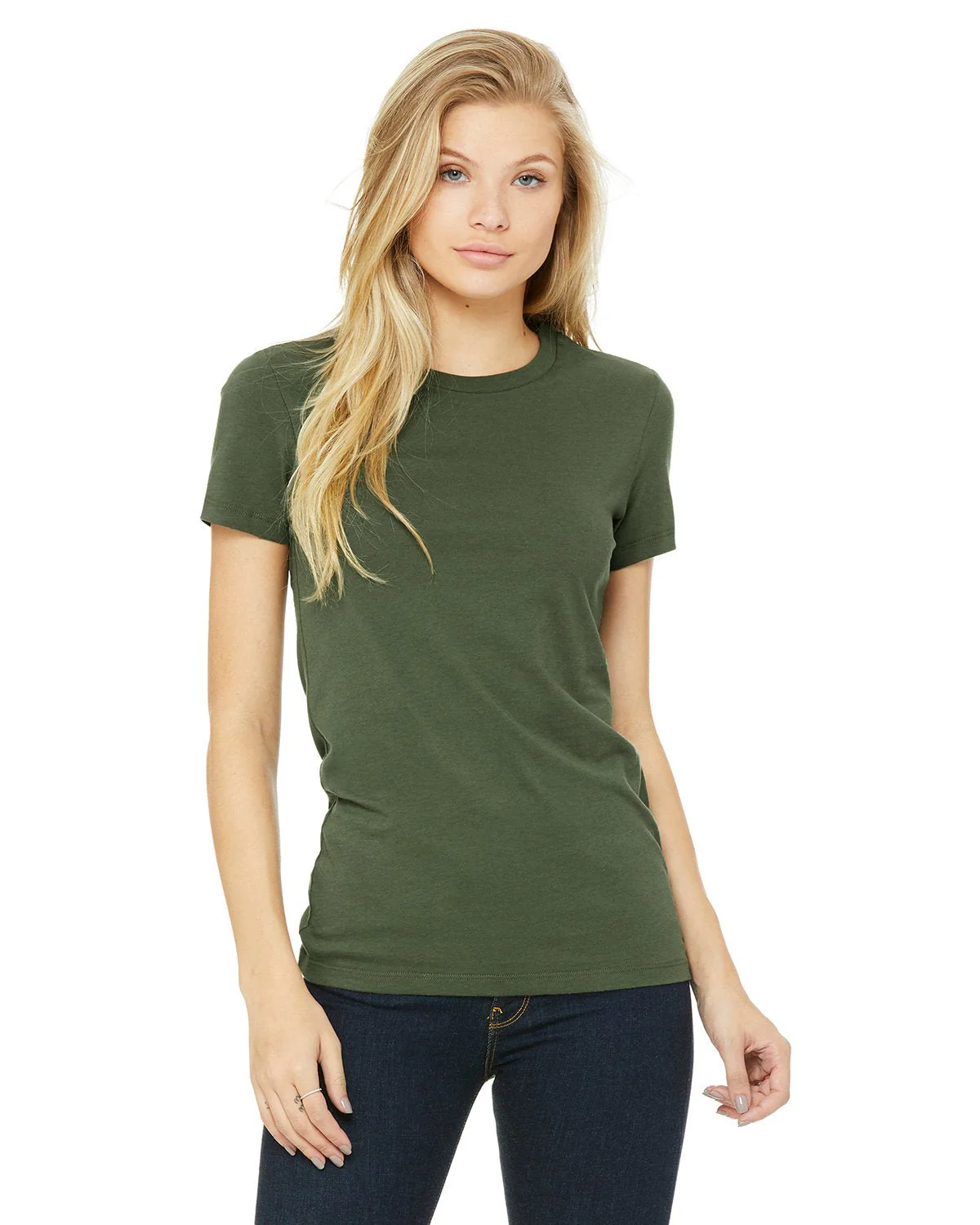 6004-Bella + Canvas-MILITARY GREEN - Cheap-Us