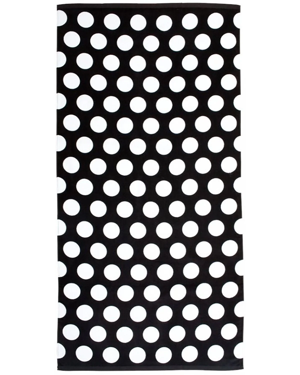 C3060-Carmel Towel Company-BLACK POLKA DOT - Cheap-Us