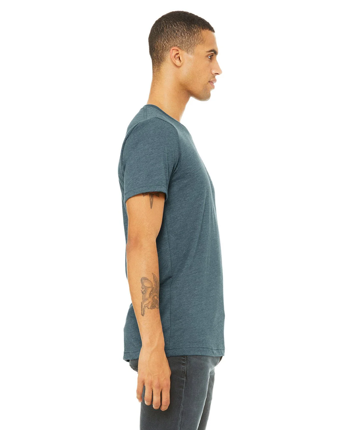 3413C-Bella + Canvas-STEEL BLU TRBLND - Cheap-Us