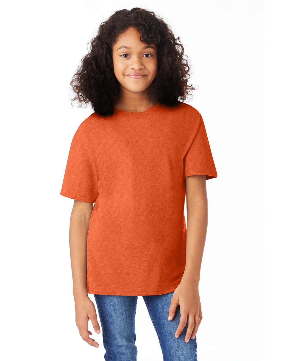 498Y-Hanes-ORANGE - Cheap-Us