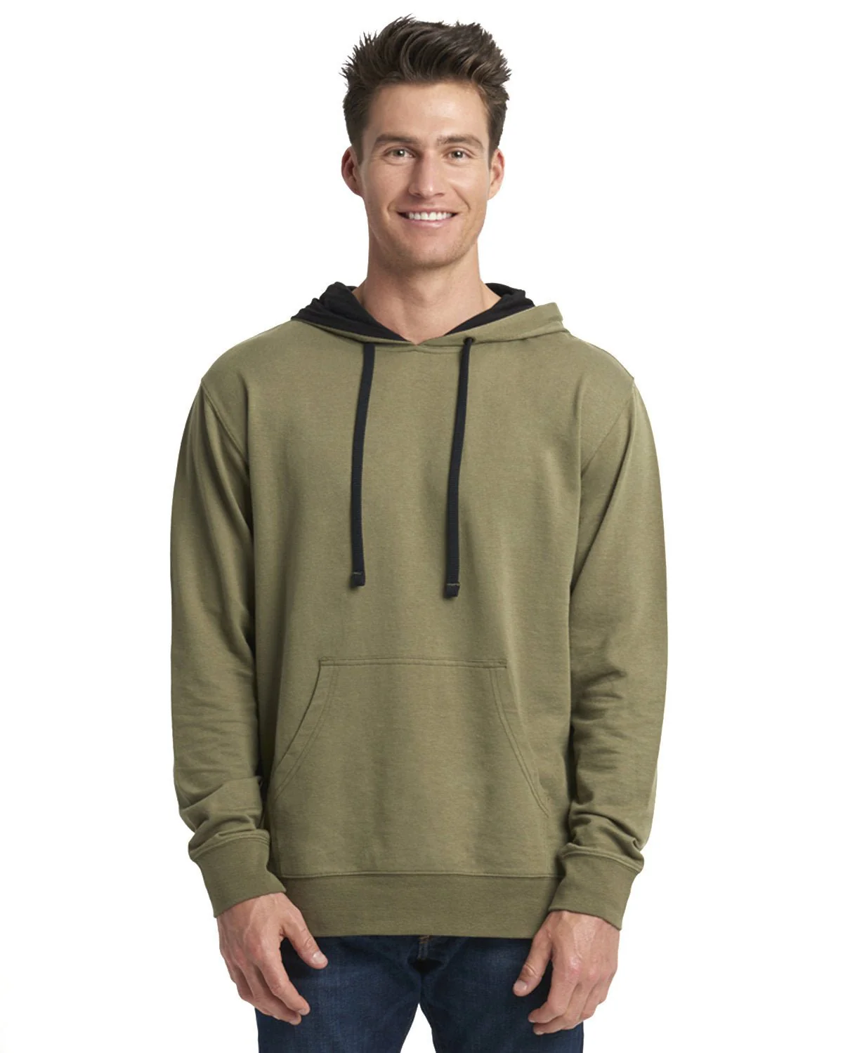 9301-Next Level Apparel-MILTRY GRN/ BLK - Cheap-Us
