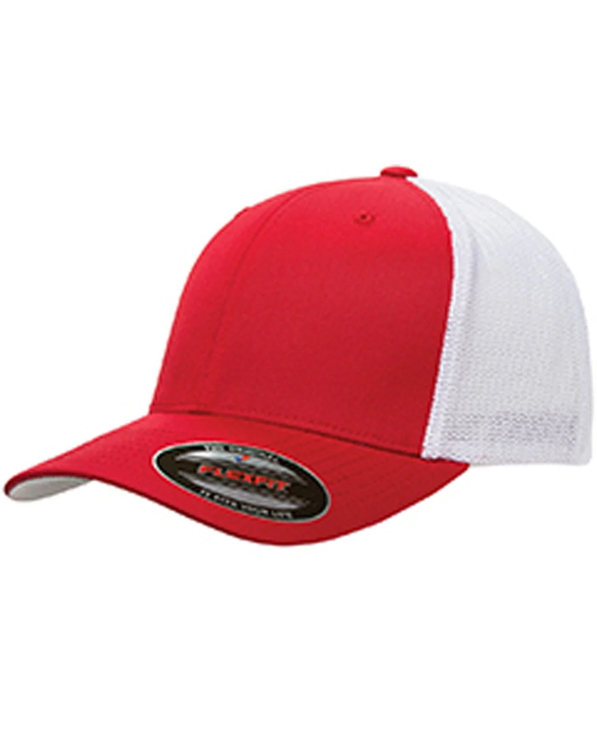 6511-Flexfit-RED/ WHITE - Cheap-Us