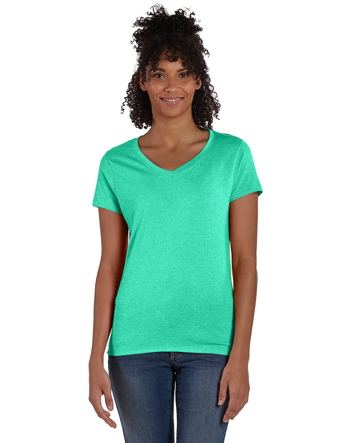 42VT-Hanes-BRZY GREEN TRBLN - Cheap-Us