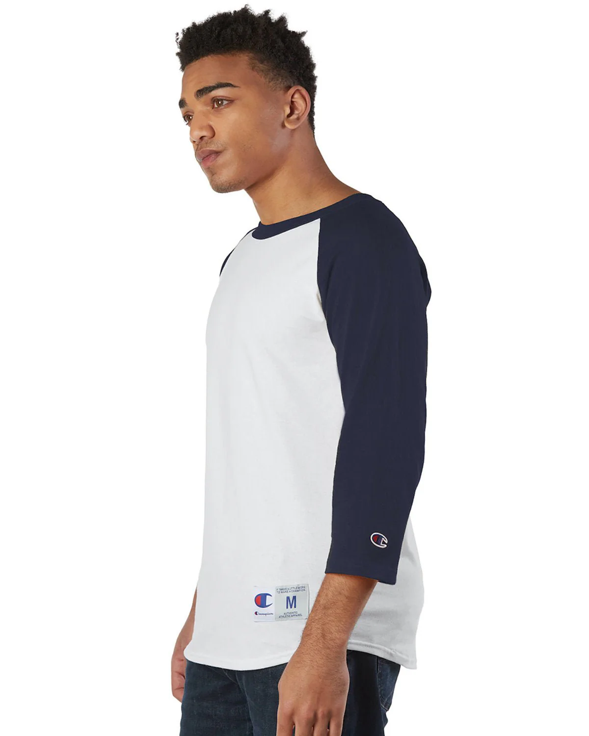 T1397-Champion-WHITE/ NAVY - Cheap-Us