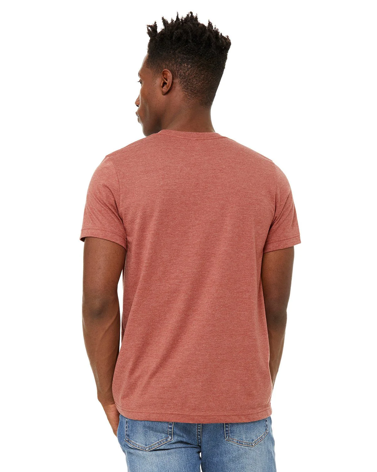 3301C-Bella + Canvas-HEATHER CLAY - Cheap-Us