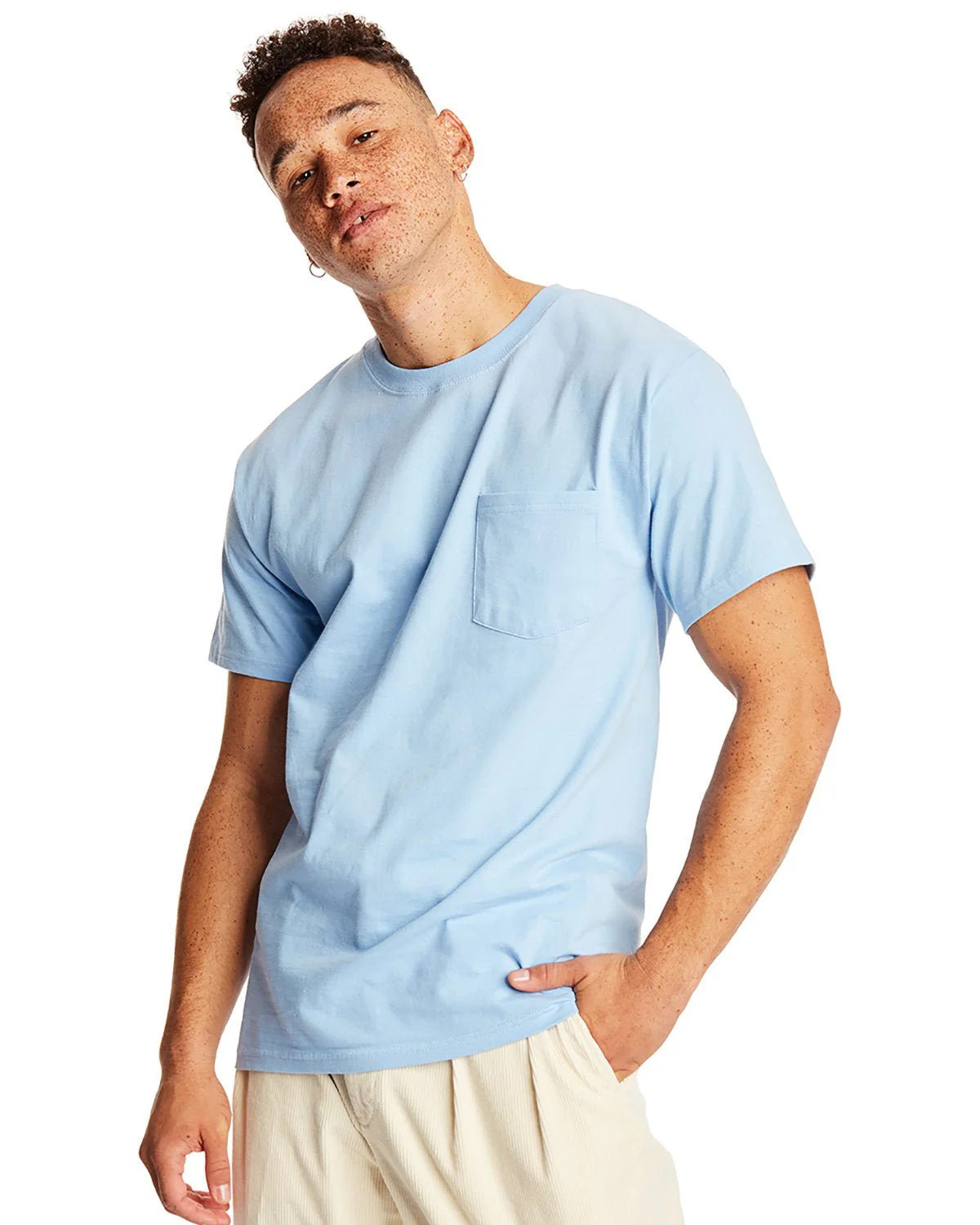 5190P-Hanes-LIGHT BLUE - Cheap-Us