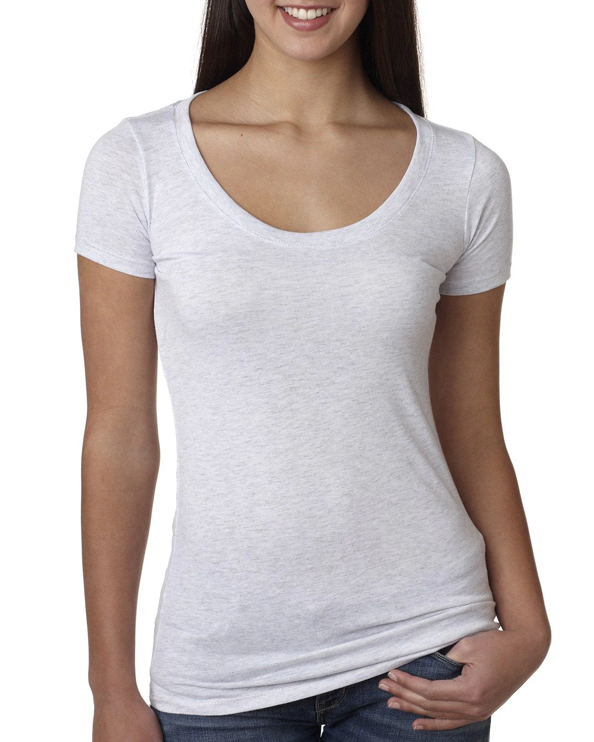 6730-Next Level Apparel-HEATHER WHITE - Cheap-Us