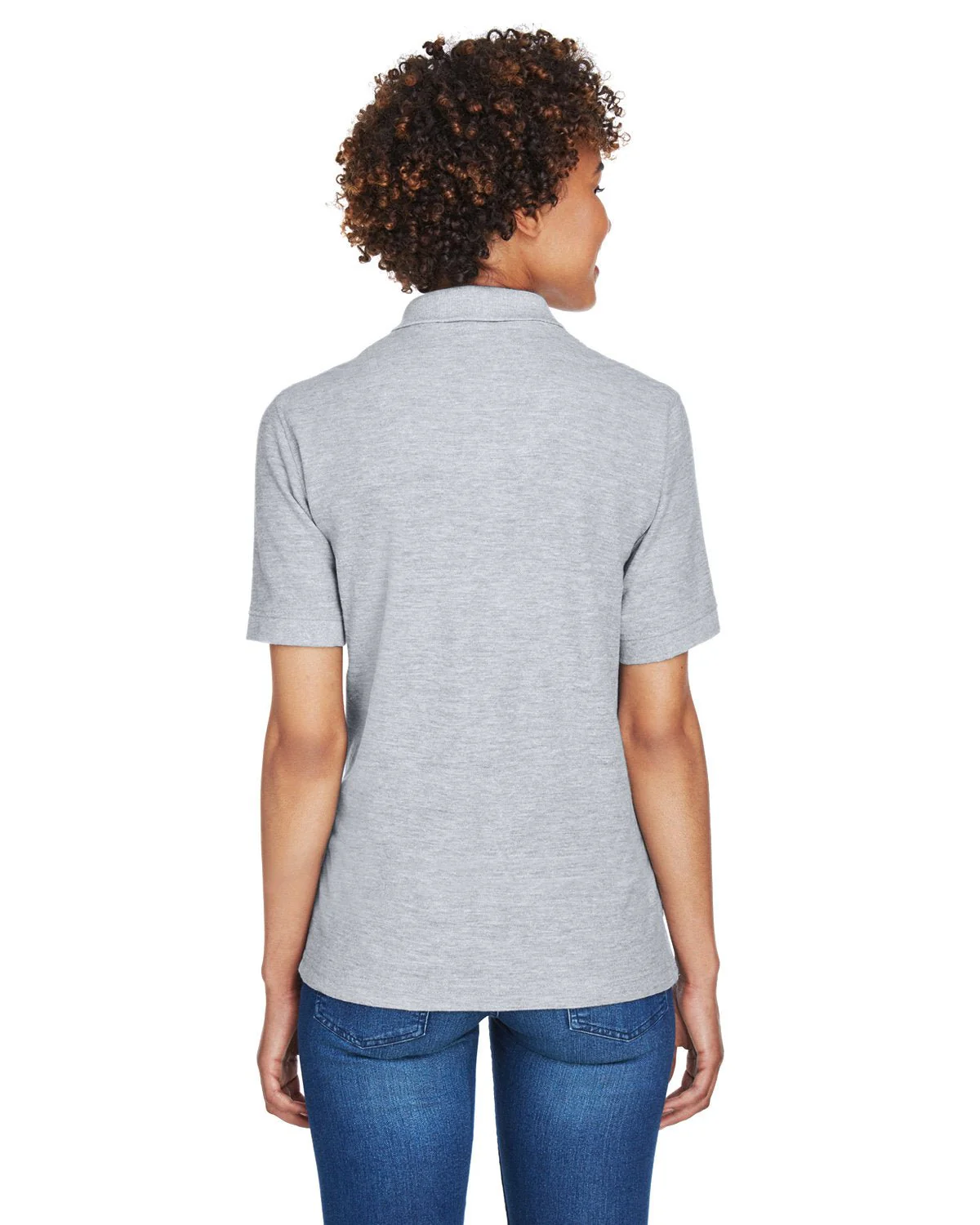 8541-UltraClub-HEATHER GREY - Cheap-Us