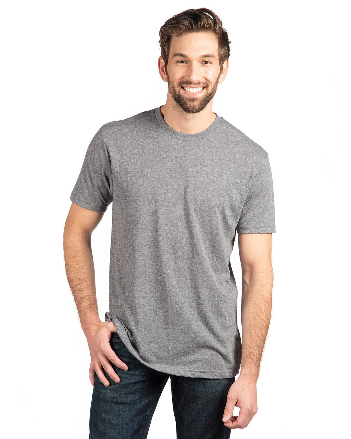 6010-Next Level Apparel-PREMIUM HEATHER - Cheap-Us