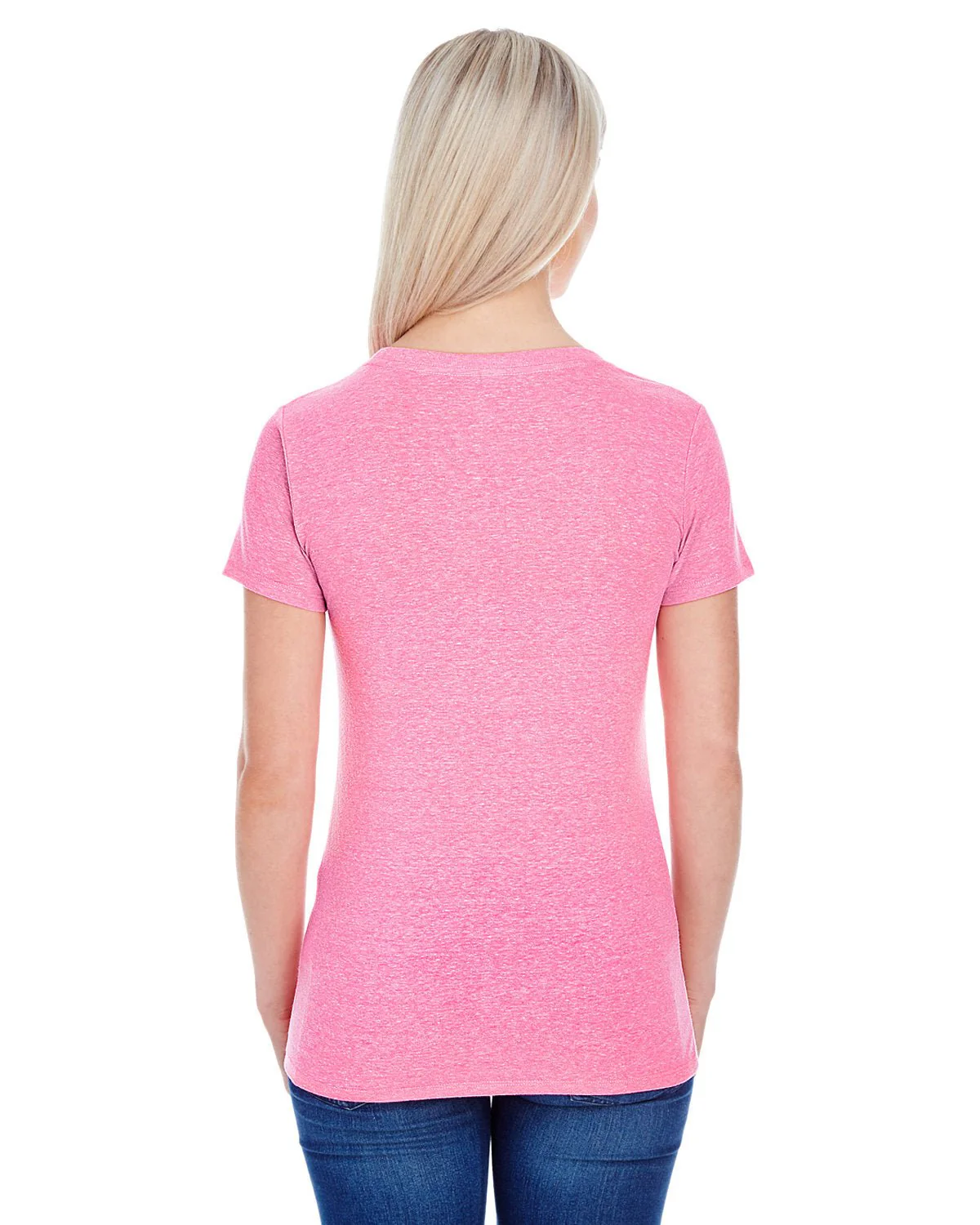 202A-Threadfast Apparel-NEON PINK TRIBLD - Cheap-Us