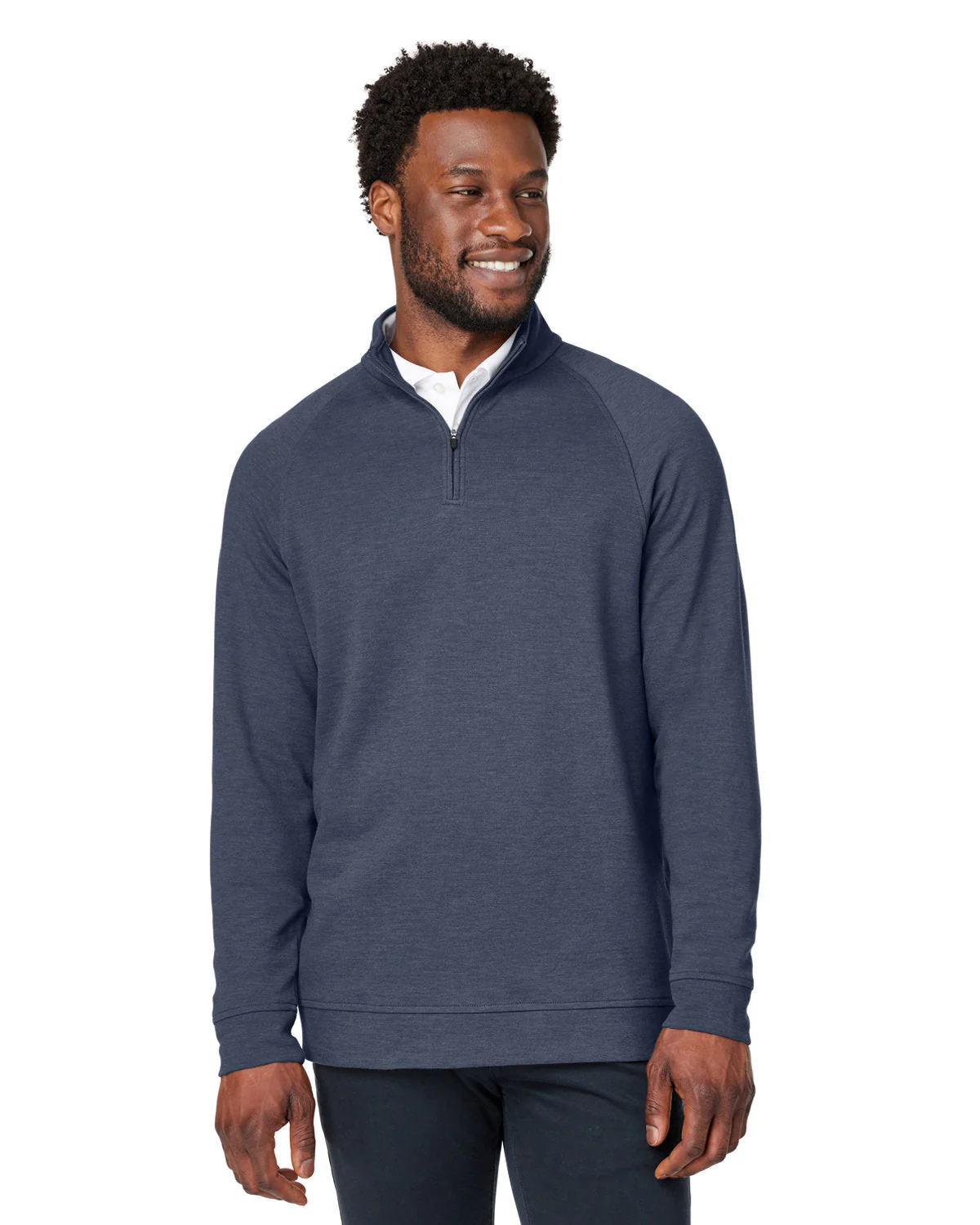 DG481-Devon & Jones-NAVY MELANGE - Cheap-Us