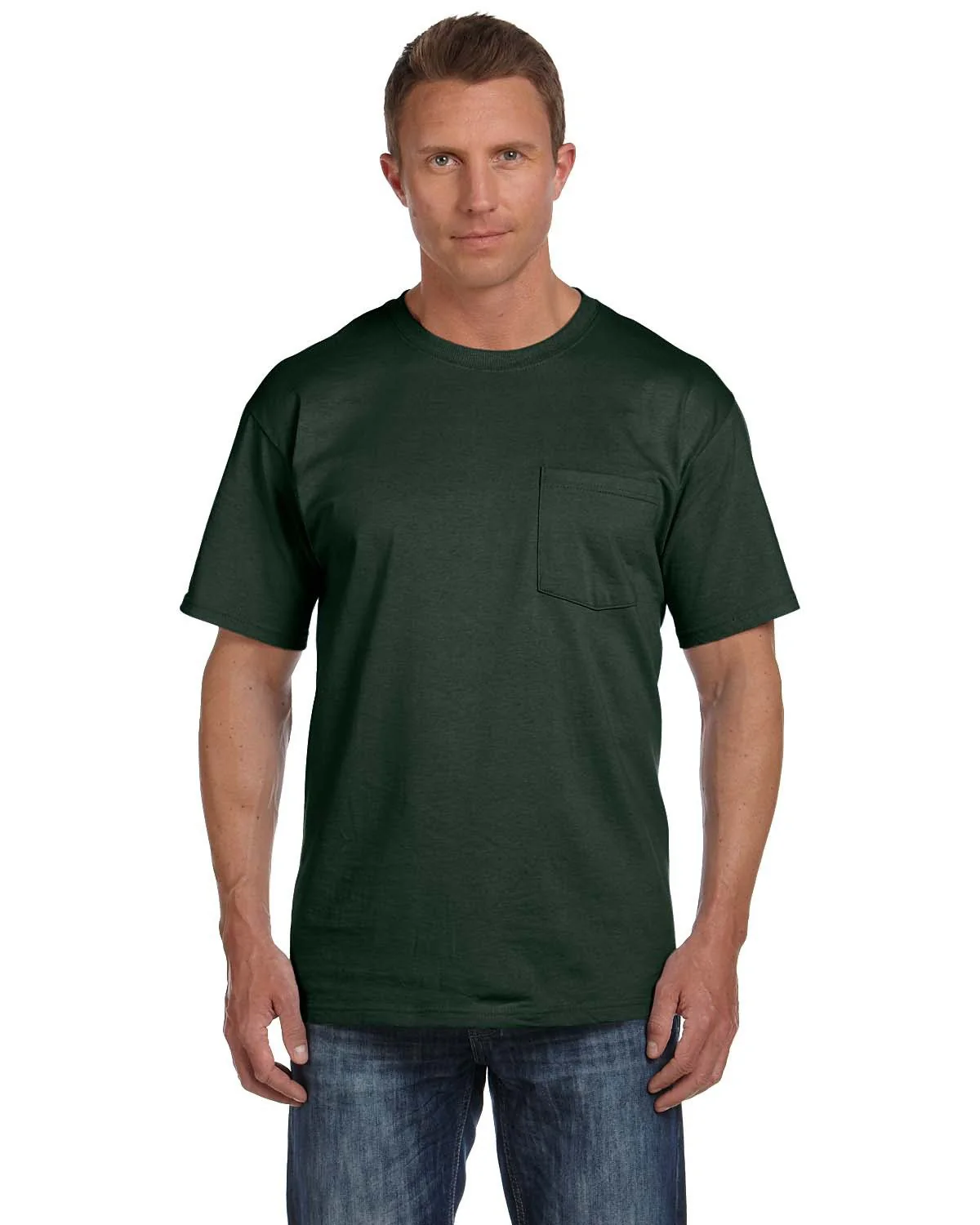 3931P-Fruit of the Loom-FOREST GREEN - Cheap-Us