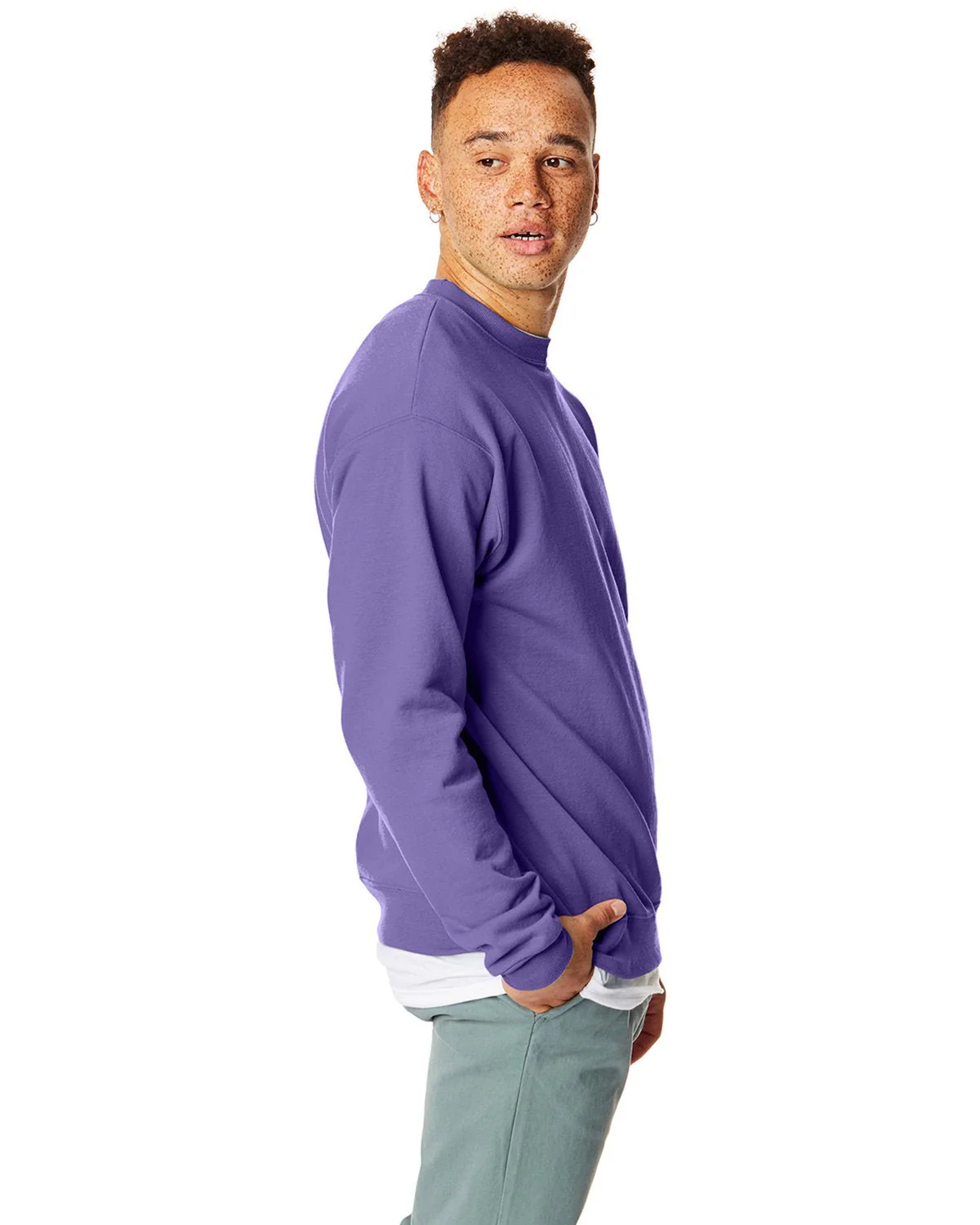 P1607-Hanes-PURPLE - Cheap-Us