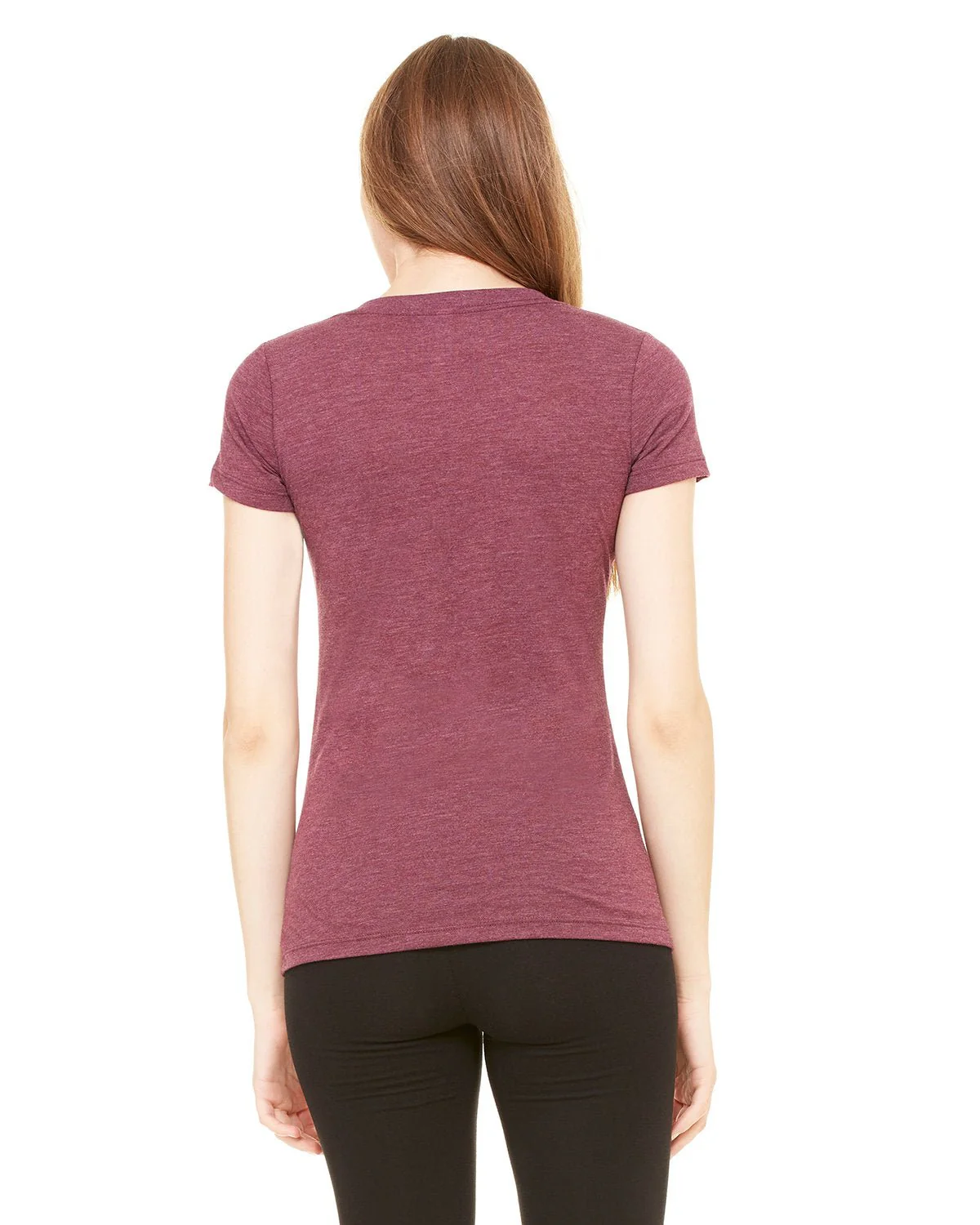 8435-Bella + Canvas-MAROON TRIBLEND - Cheap-Us