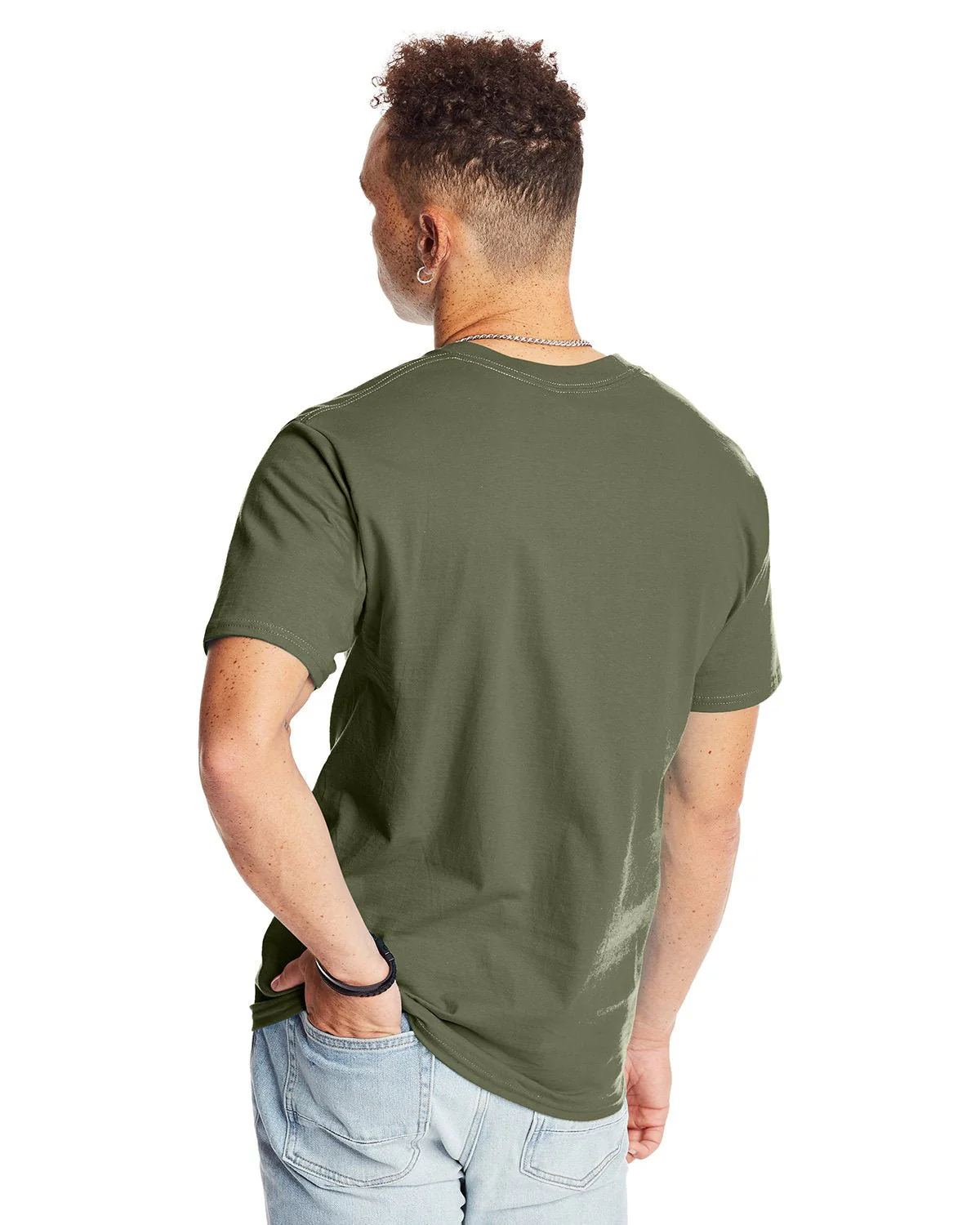 5180-Hanes-FATIGUE GREEN - Cheap-Us