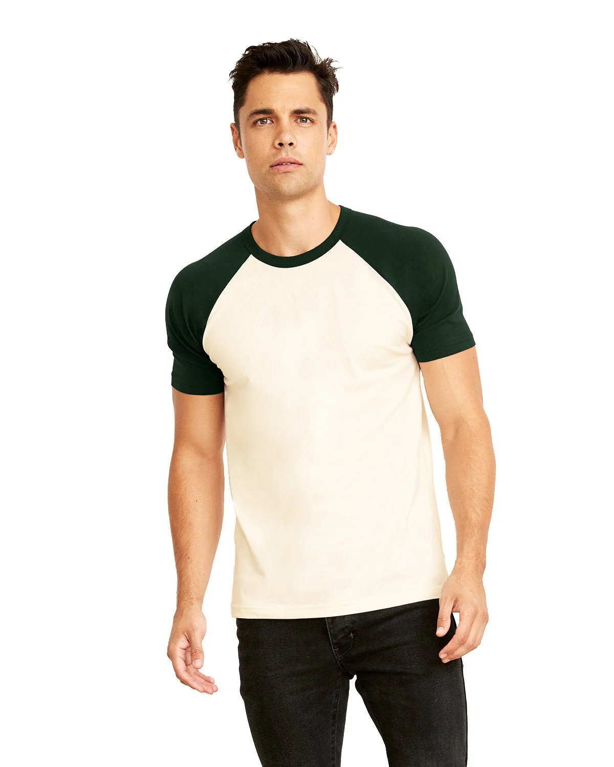 N3650-Next Level Apparel-FRST GRN/ NATURL - Cheap-Us