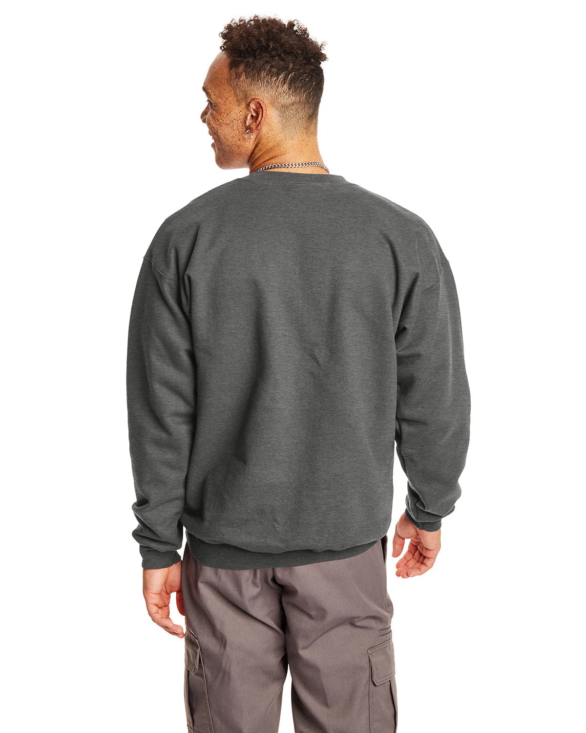 F260-Hanes-CHARCOAL HEATHER - Cheap-Us